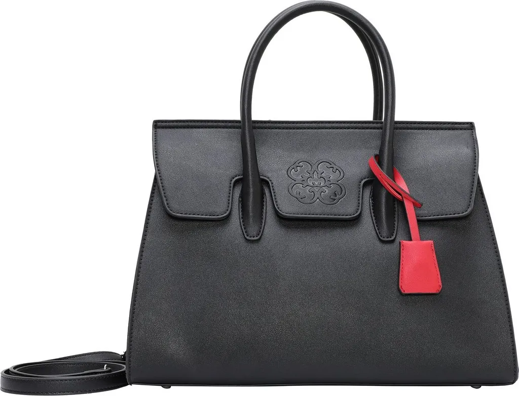 GERRY WEBER Sac à Main Noir en Cuir Bandoulière Simple Business Femme