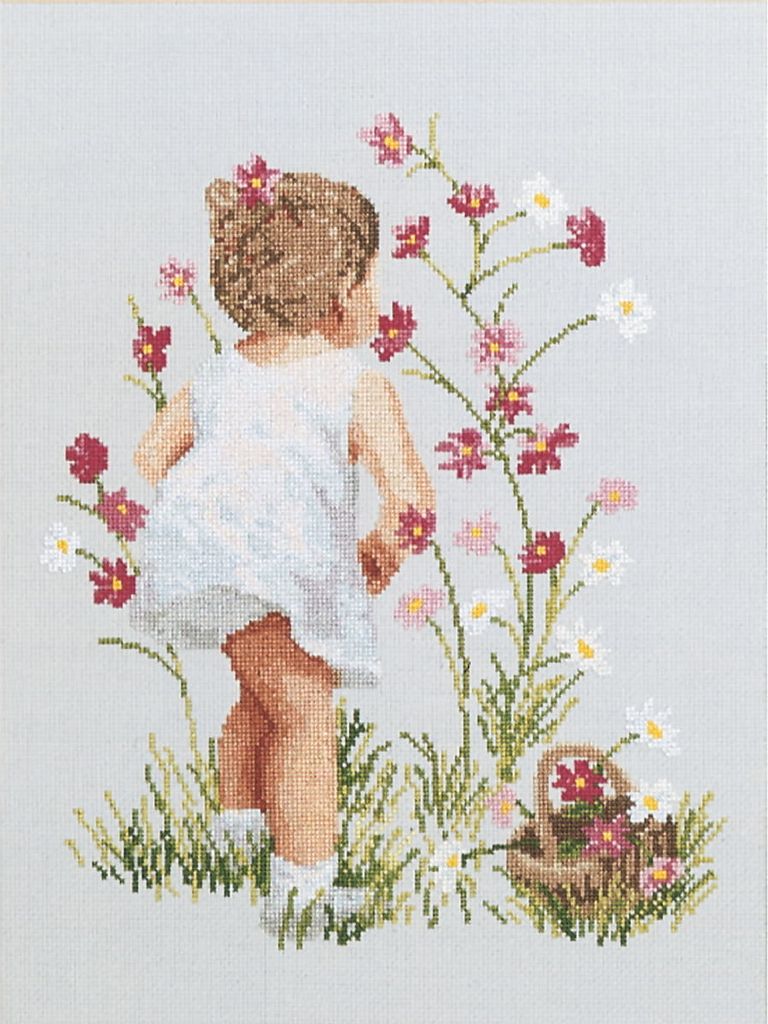Janlynn Kreuzstich-Stickset "Space girl", 30x40cm Produktbild 