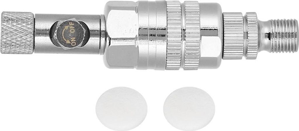 Mini-Luftfilter, Airbrush-Feuchtigkeitsfalle, verstellbares Luftstrom-Steuerventil, Kupplungsanschluss