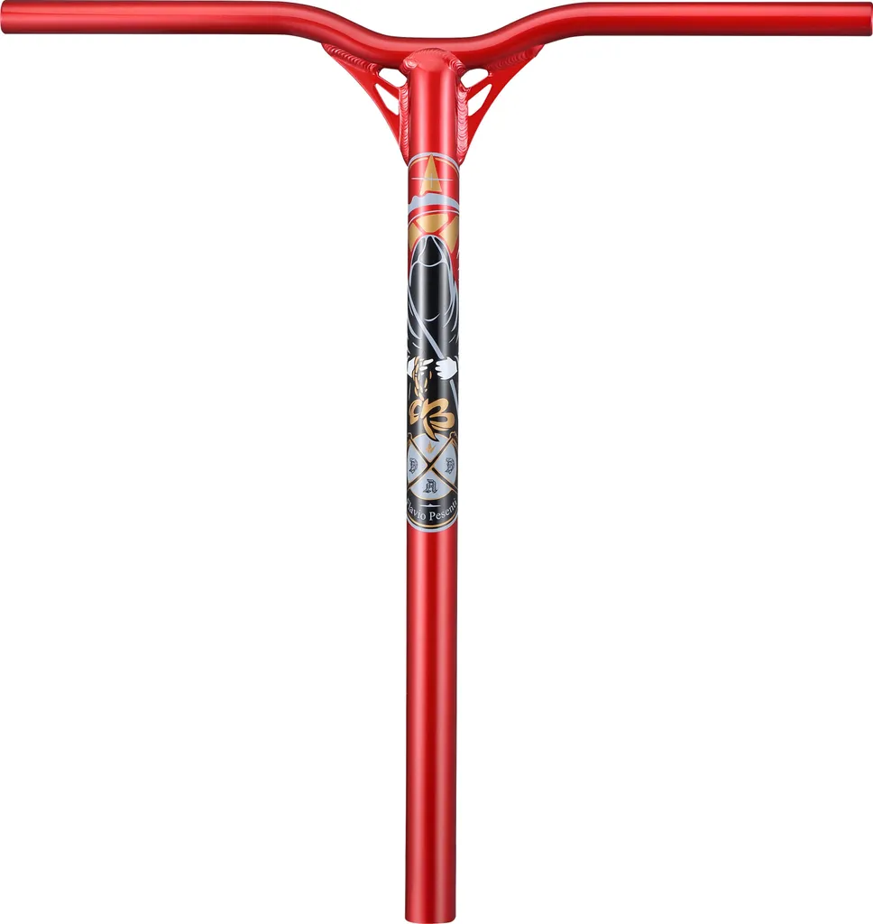 Guidon Blunt Reaper V2 650 mm Rouge : Allégez votre Trottinette Pro