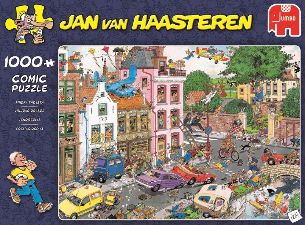 Jan van Haasteren - Vendredi 13 - puzzle de 1000 pièces Image du produit 