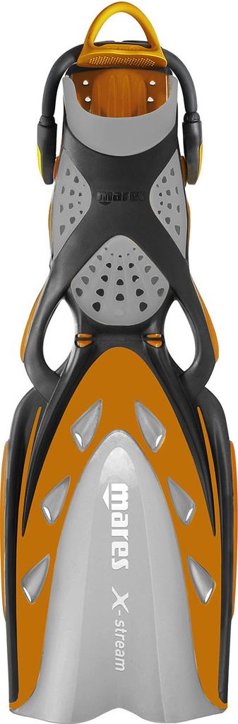 Mares X-Stream Geräteflossen mit Bungee Straps, Größe:R, Farbe:orange