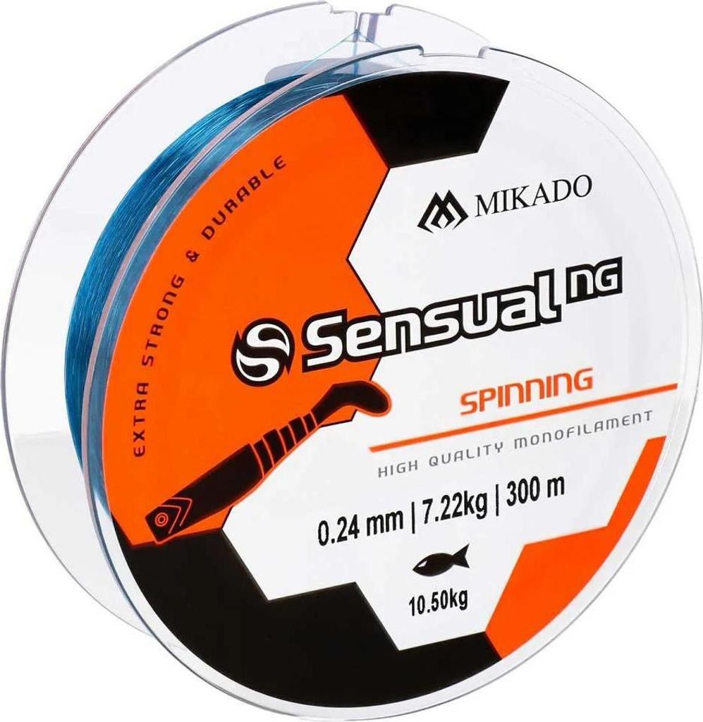 Mikado Sensual Ng Spinning Monofile Schnüre 300 M Blau 0.140 mm Blau 0.140 mm