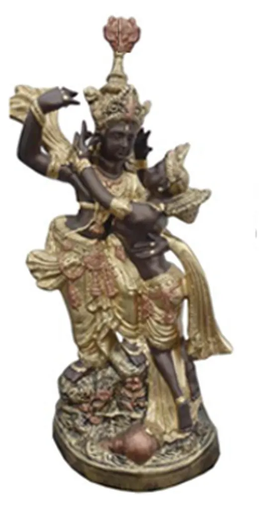 Grande Statue Décorative de 90 cm Colonne Multicolore Style B66