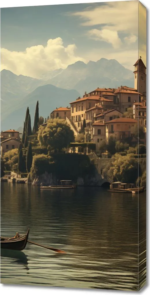 Décoration Murale Image Nostalgie Paisible 50x100 cm pour Grand Salon