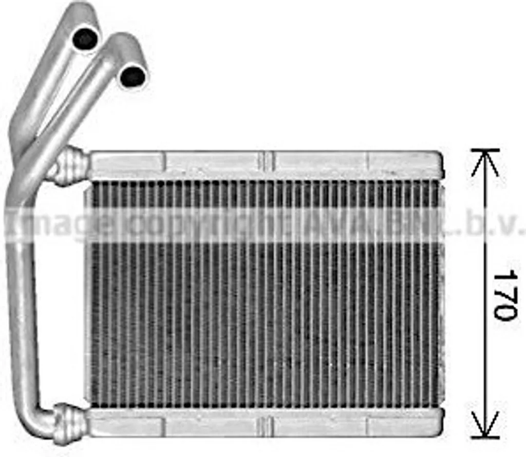 PRASCO TO6781 Échangeur de Chaleur Chauffage OE 8710752020 Yaris P1 P2