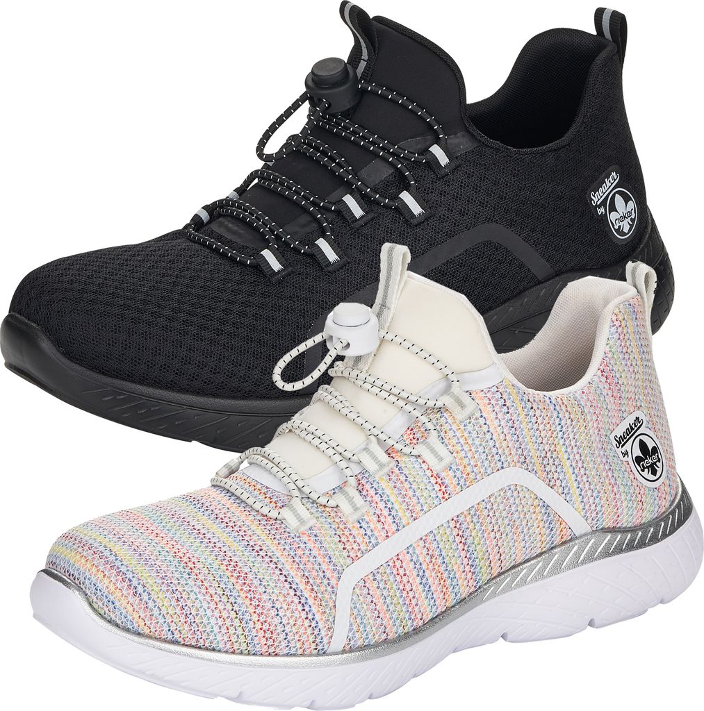 Rieker Damen Sneaker Halbschuh Schnürschuh M5070, Größe:39 Produktbild 