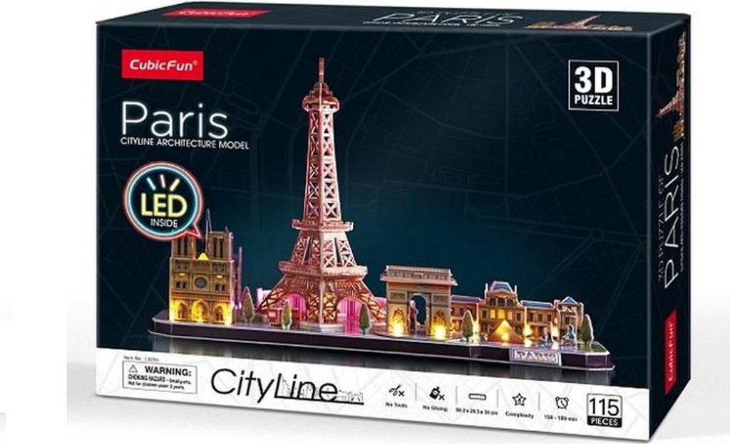 Cubic Fun puzzle 3D City Line Paryż 05256 Image du produit 