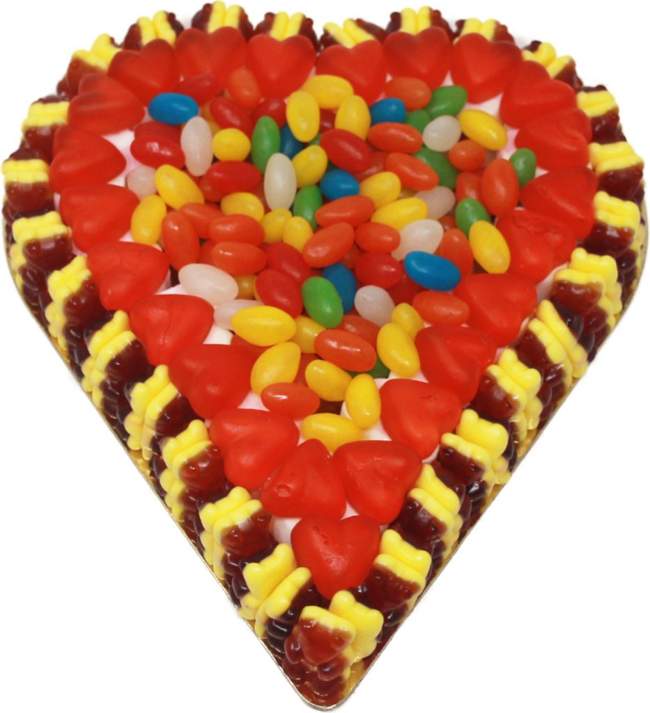 Fruchtgummi Herz Roter Traum mit rote Grütze Bärchen 800g