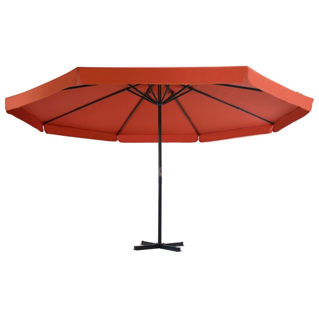 Ombrellone da Giardino con Base Portatile Terracotta Immagine del prodotto 