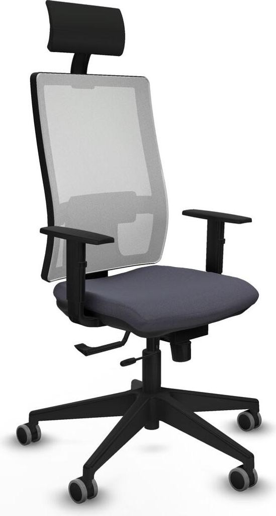 Bürostuhl mit Kopfstütze Piqueras y Crespo 1D066G1 Dunkelgrau