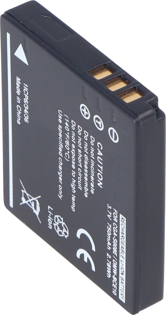 OTB Akku kompatibel zu Panasonic DMW-BCE10E/CGA-S008 / Produktbild 