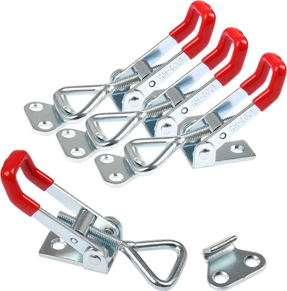 Stück Metall-Knebelverschlüsse 4001 100 kg / 220 lbs Haltekraft, verstellbare Tischlerknebel zum Fixieren und Klemmen