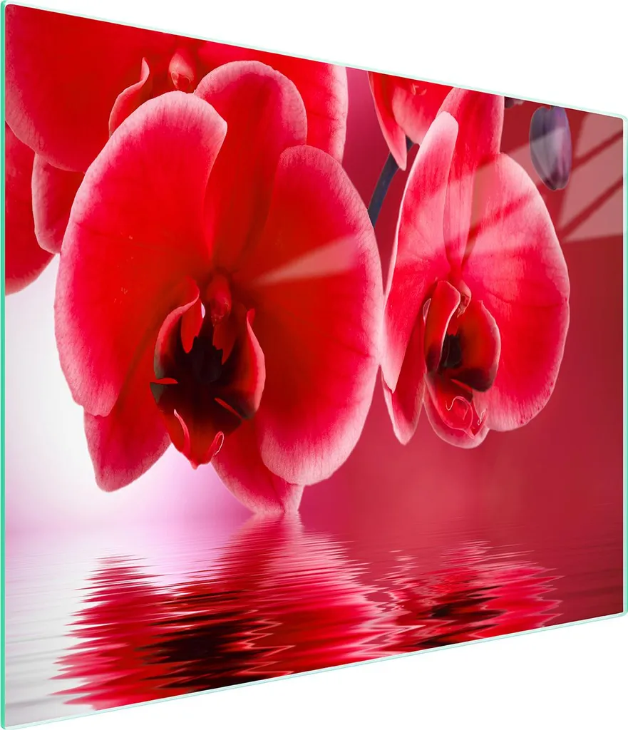 Tagliere Orchidea in Vetro 52x30 | Accessorio Cucina Instagrammable