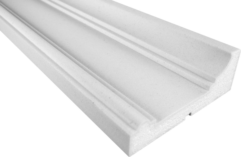 2 Meter | Fassade | Profile mit Ausprägung | EPS | Polyurethan| stoßfest | 80x220mm | MC140