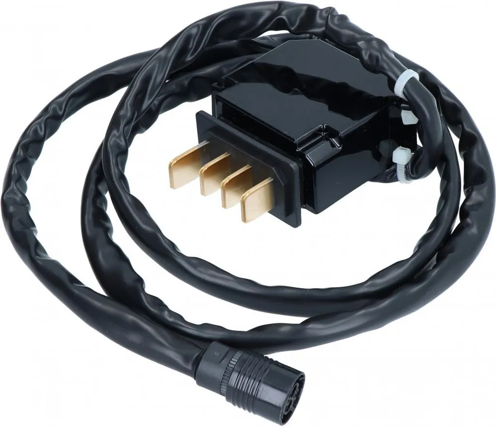 Porte-Batterie Shimano Noir 900 mm Y71A00014 Câblage Longue Distance