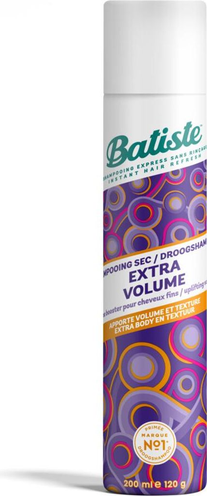Batiste - Extra Volumen - Trockenshampoo - Verleiht mehr Fülle - Erfrischt fettiges Haar - 200ml - 1 Stück