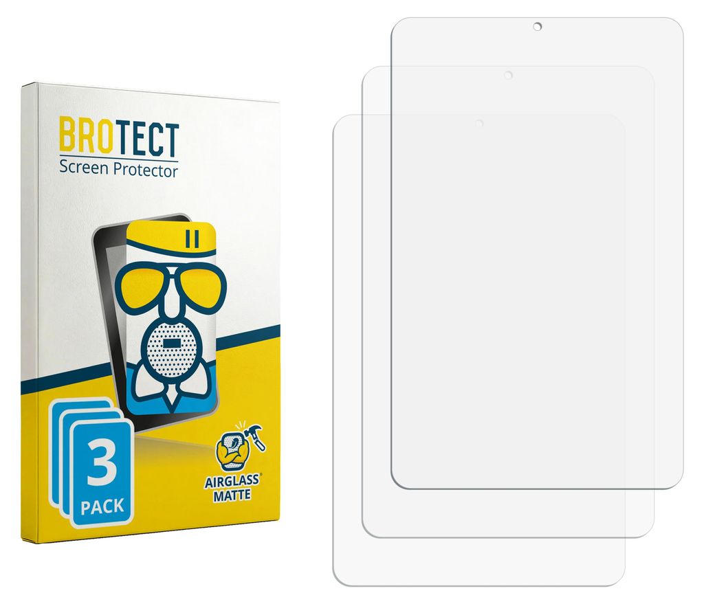 3x BROTECT Entspiegelungs Schutzglas für Headwolf FPad 5/F5 Pro Schutzfolie Panzer Folie Glas Display Schutz matt