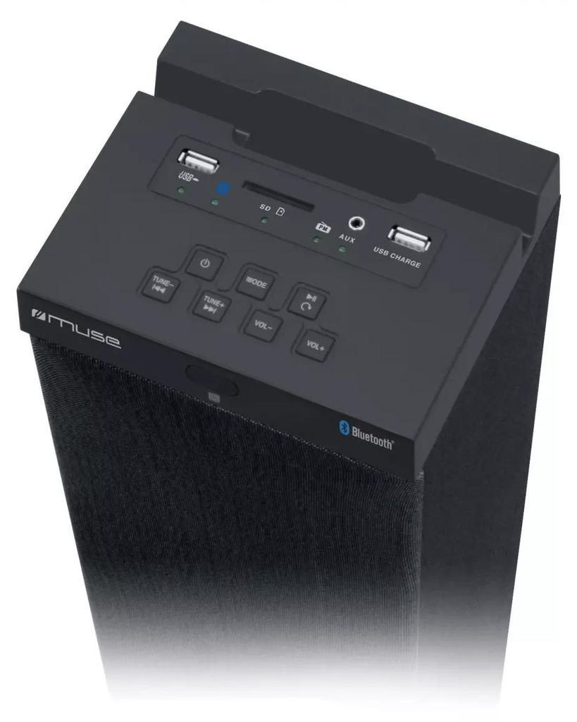 Muse M-1250BT głośnik dokujący 2.1 kanałowy 60 W czarny Zdjęcie produktu 