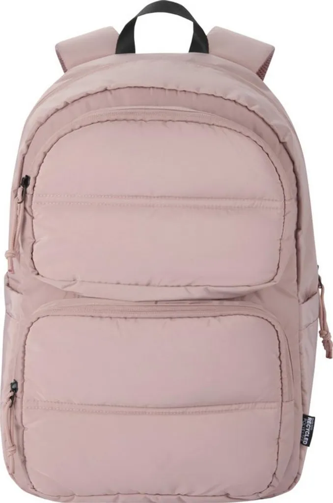Zaino Floso Bomber 18L Rosa-Grigio Laptop | Stile Urban Chic