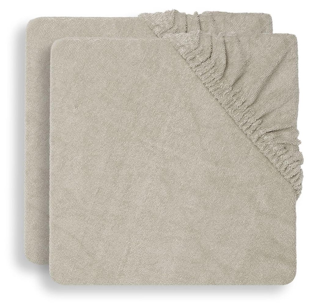 Wickelauflagenbezug Frottee 50x70 cm - Nougat - 2 Stück Produktbild 
