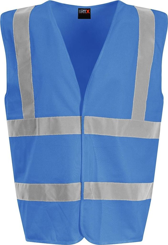 PRO RTX - "High Visibility" Weste für Herren/Damen Unisex PC4002 (XXL) (Königsblau)