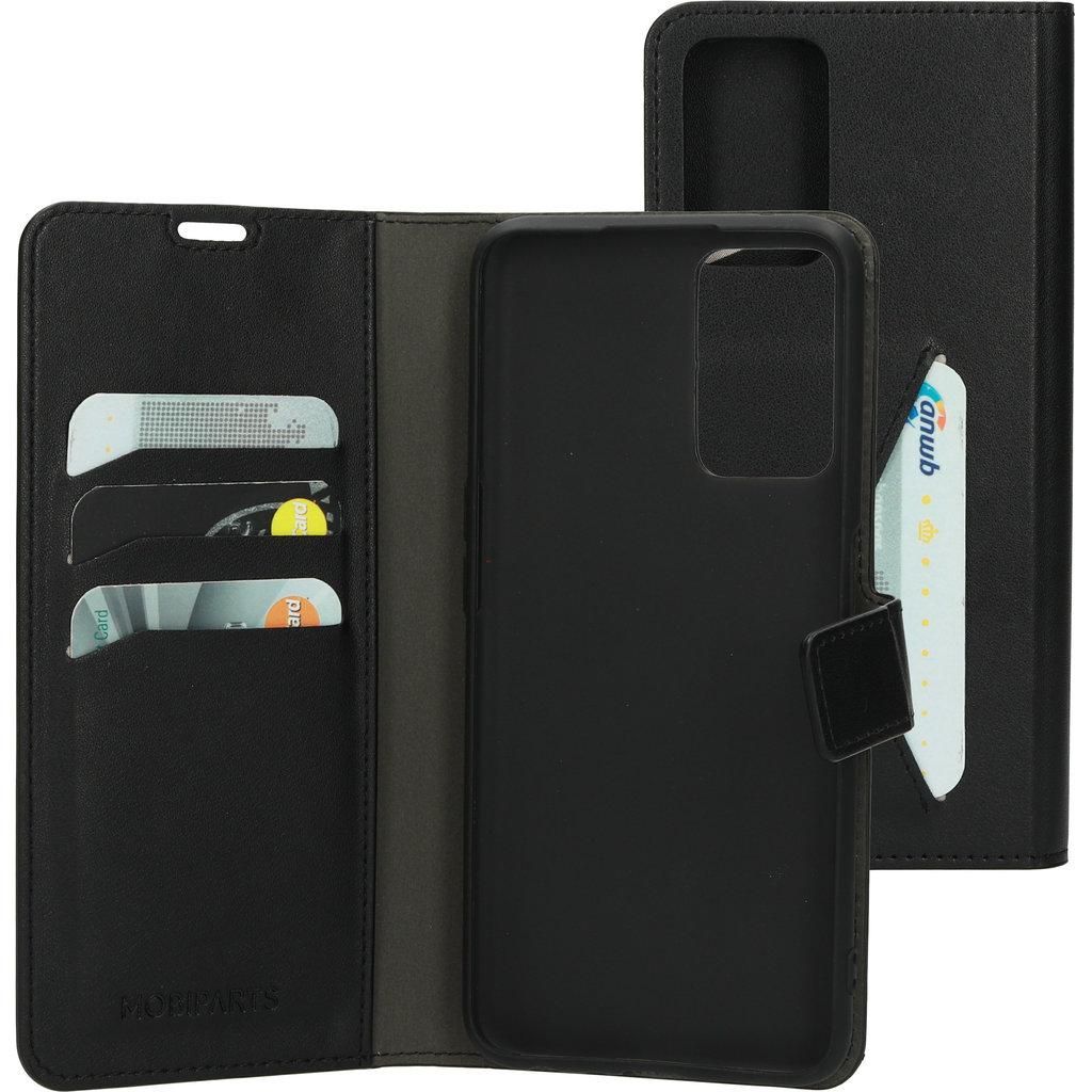 Mobiparts Classic Wallet Handyhülle für OPPO A76 Hülle Klapphülle Geldbörse - Schwarz
