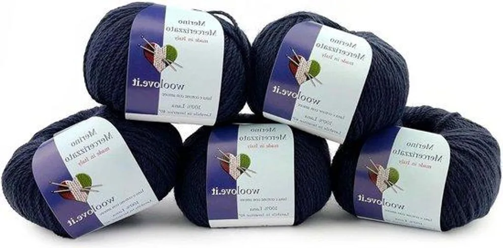 Laine 100 % mercerisée bleu azur pour tricot et crochet de luxe 50g