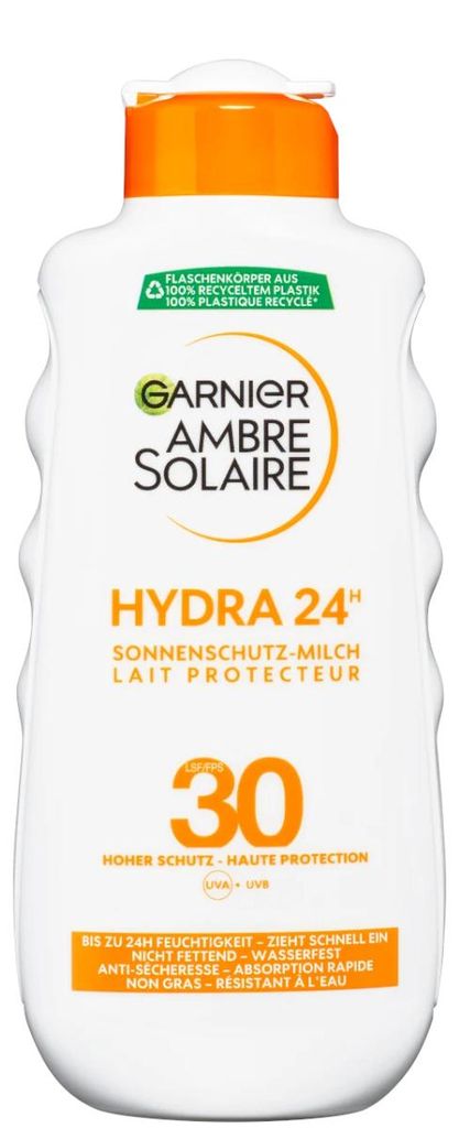 Garnier Ambre Solaire Lait solaire hydratant SPF 30 200 ml Image du produit 