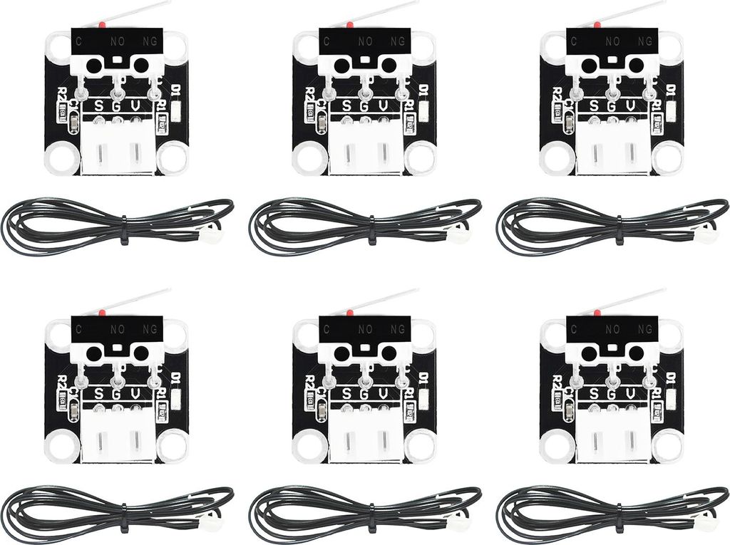 3D-Druckerteile Endschalter 3-polig Endschaltermodul Steckersteuerung mit Kabel für Creality CR-10