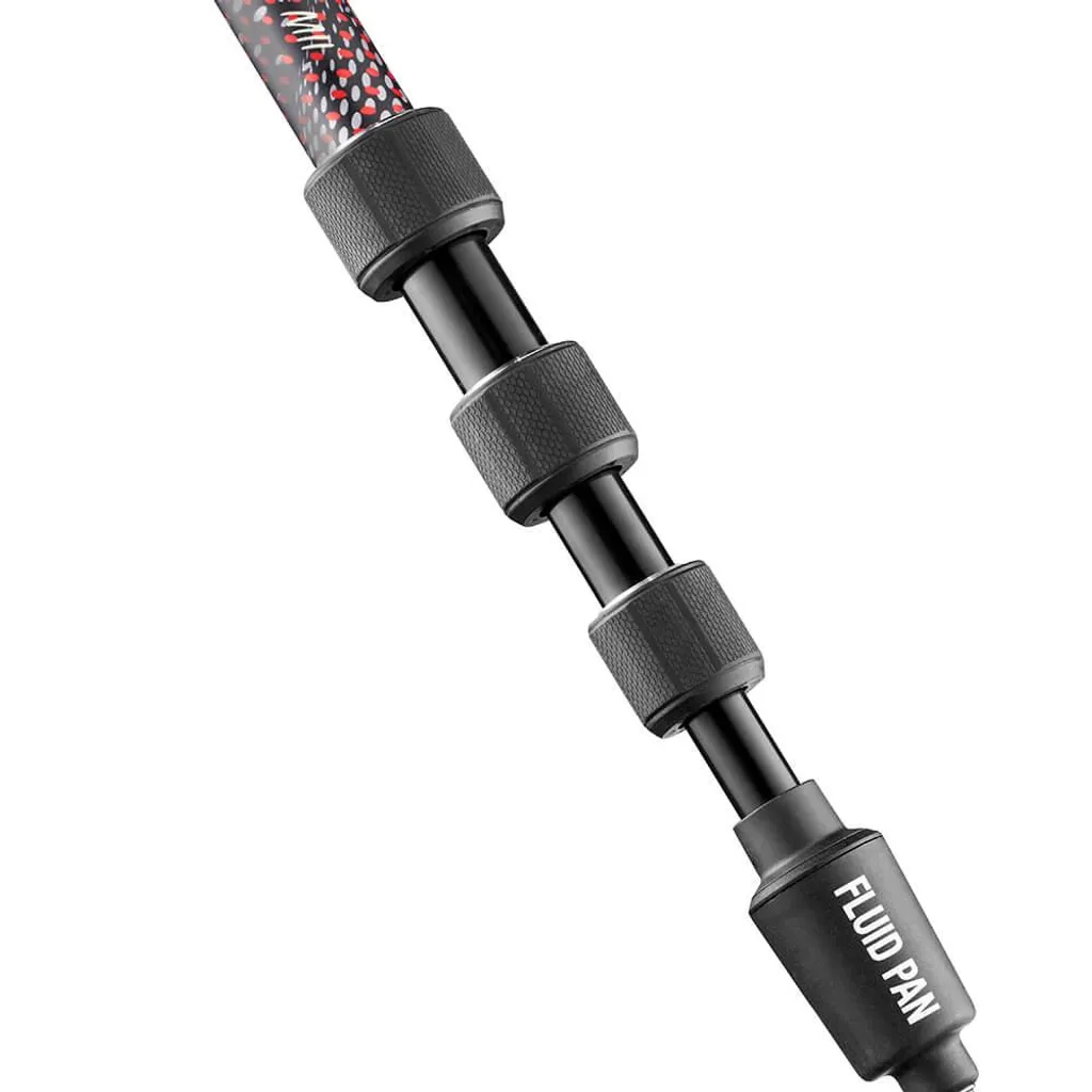 Manfrotto Element MII MVMELMIIA4 : Monopode Vidéo Rouge avec Base