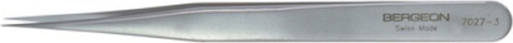 Bergeon Kornzange 7027-3, Inox Form 3, hohe Härte, aus Edelstahl