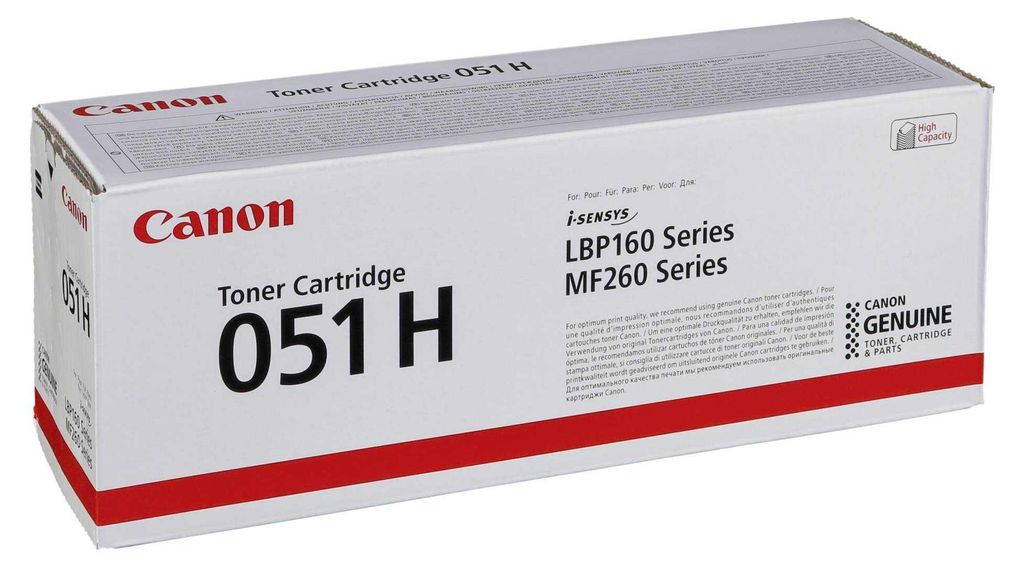 Canon 051 H - Alta capacità - Nero - originale - Cartuccia Immagine del prodotto 