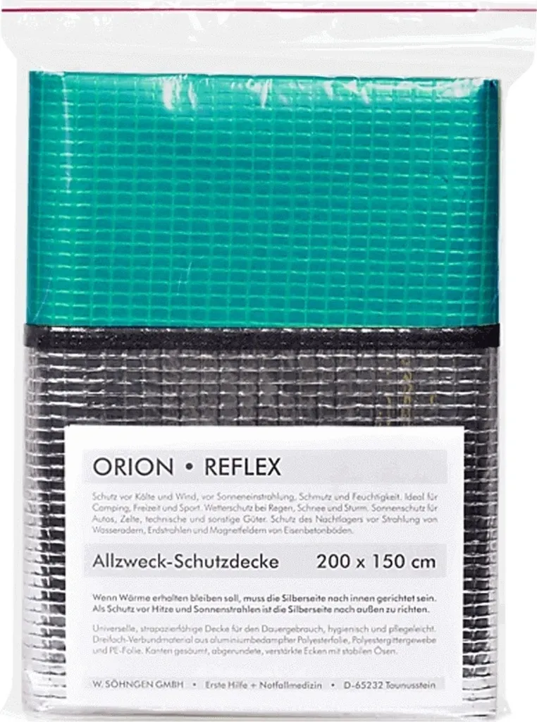 Couverture Isolante Orion-Reflex 200 x 150 cm - Large Format Résistant