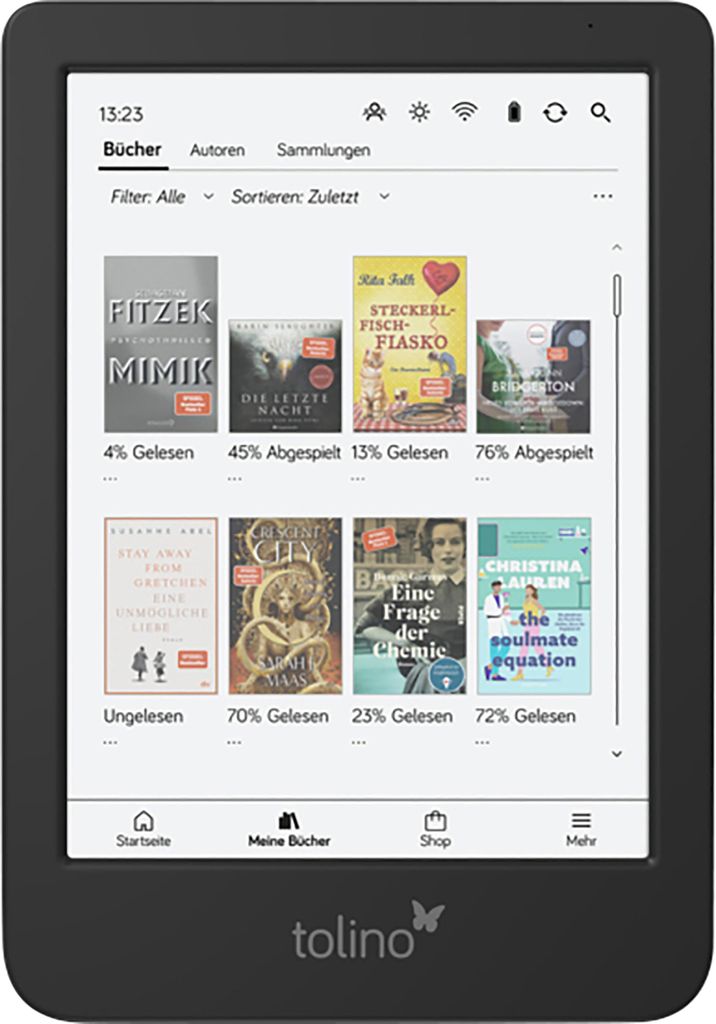 Tolino shine color eBook-Reader, Schwarz Produktbild 