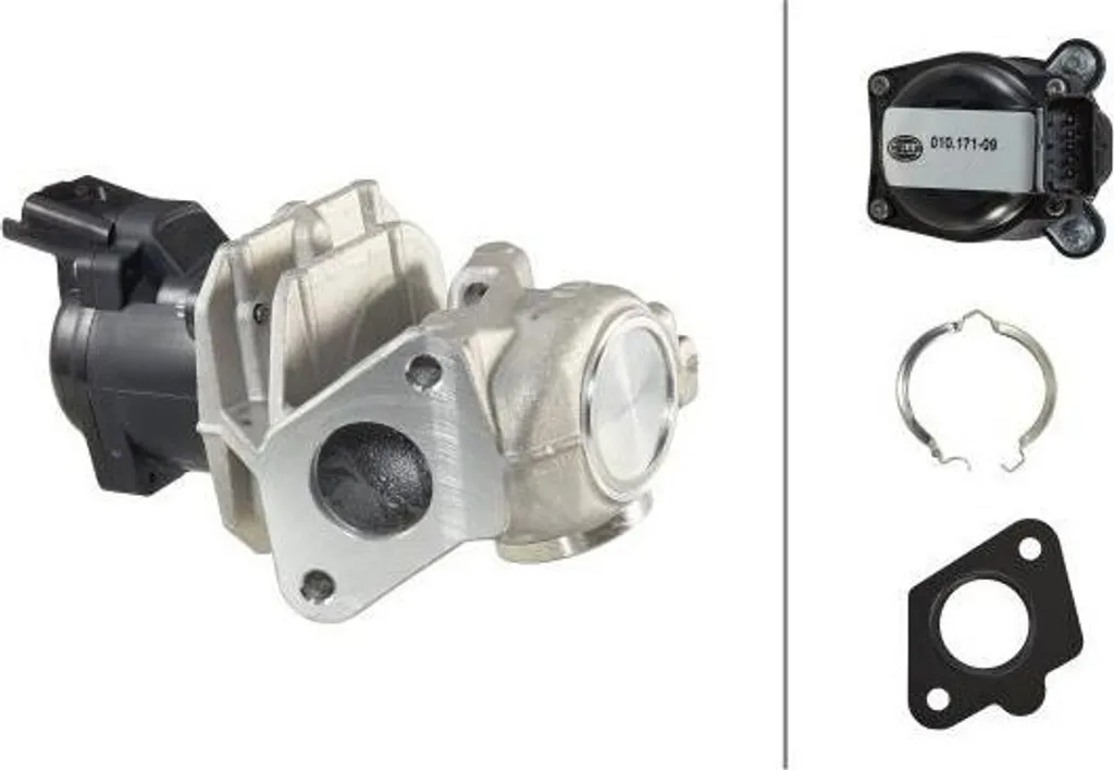Soupape de recyclage des gaz EGR HELLA pour moteurs VOLVO C30 et FOCUS 2