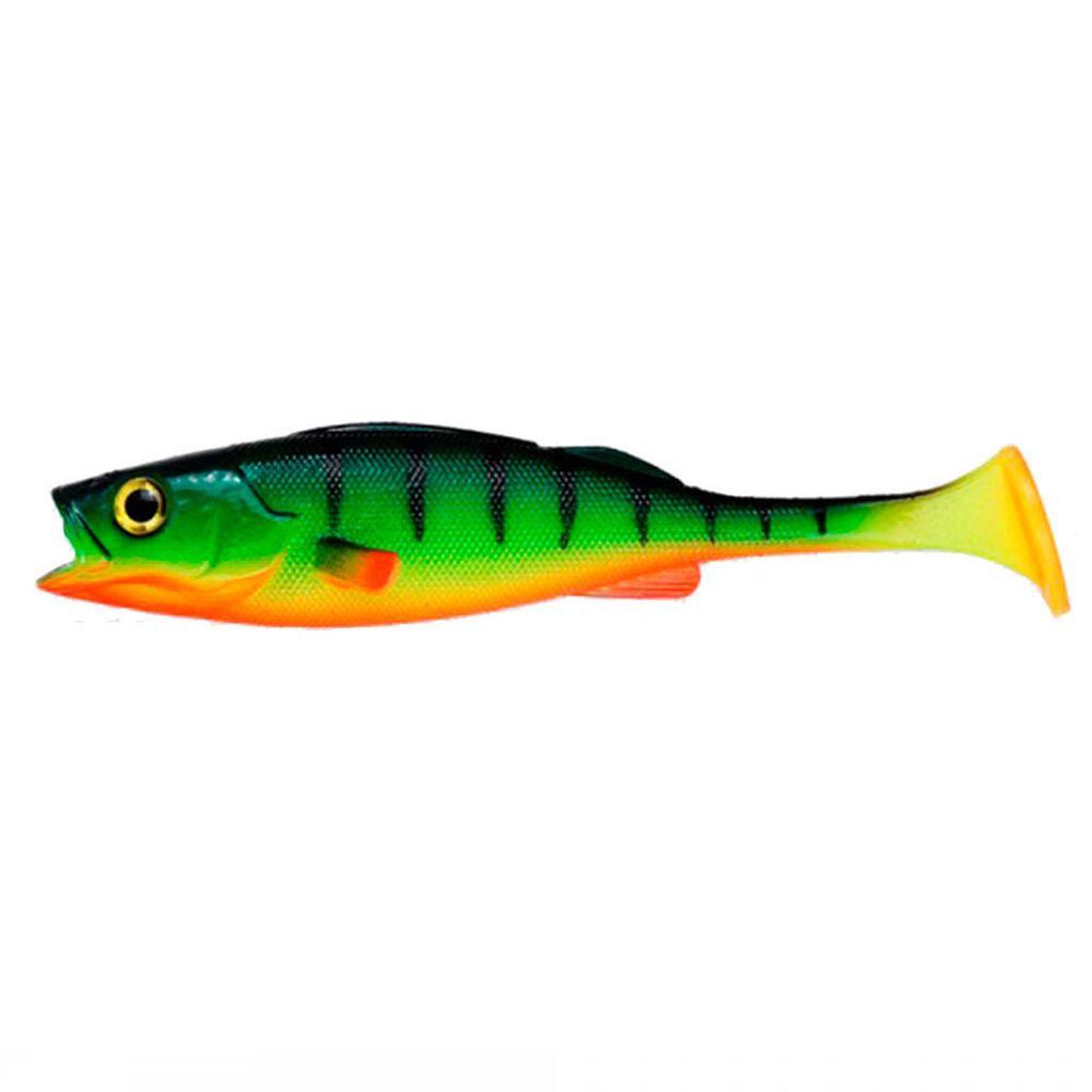 LMAB KØFI Perch Shad 11 cm 4st. Firetiger