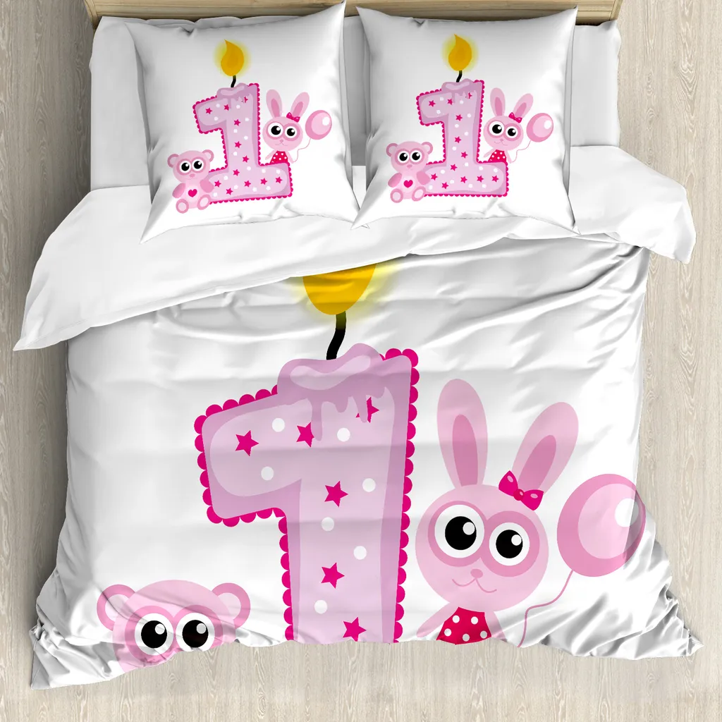 Set Letto Bimba ABAKUHAUS 155x220 Anallergico con Federa 80x80