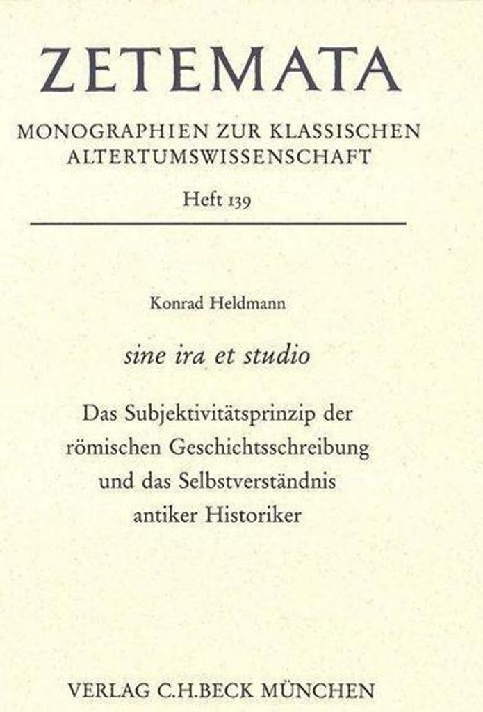 Sine ira et studio