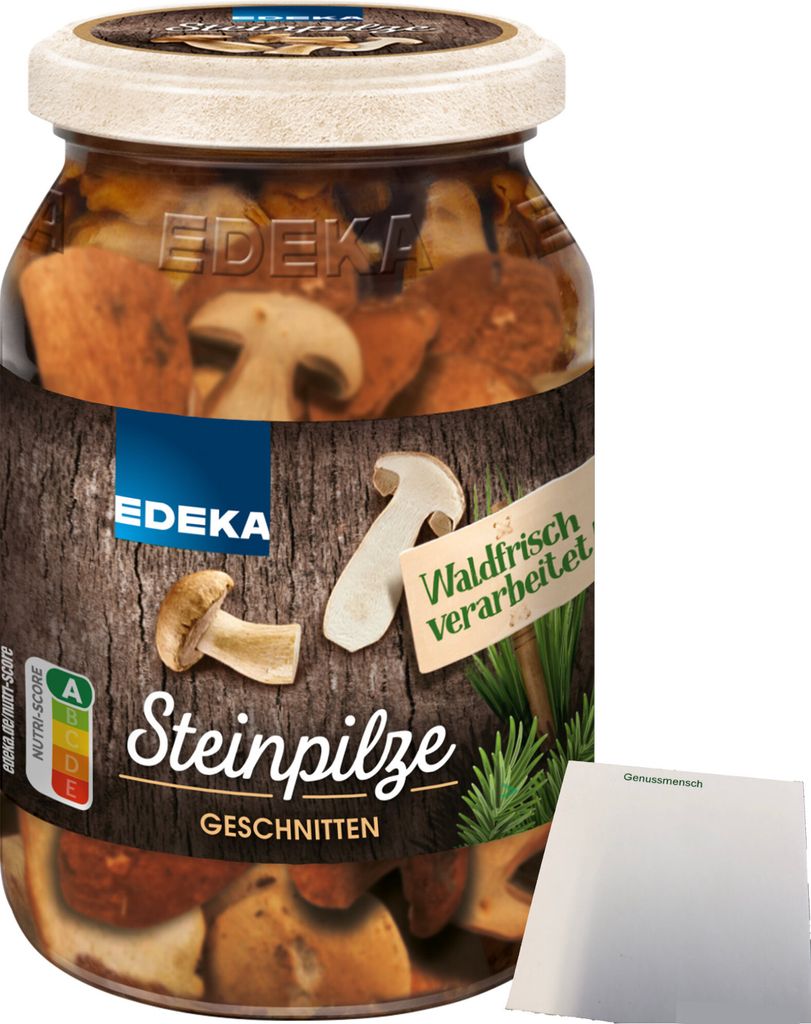 EDEKA Steinpilze waldfrisch geschnitten (180g Glas) + usy Produktbild 