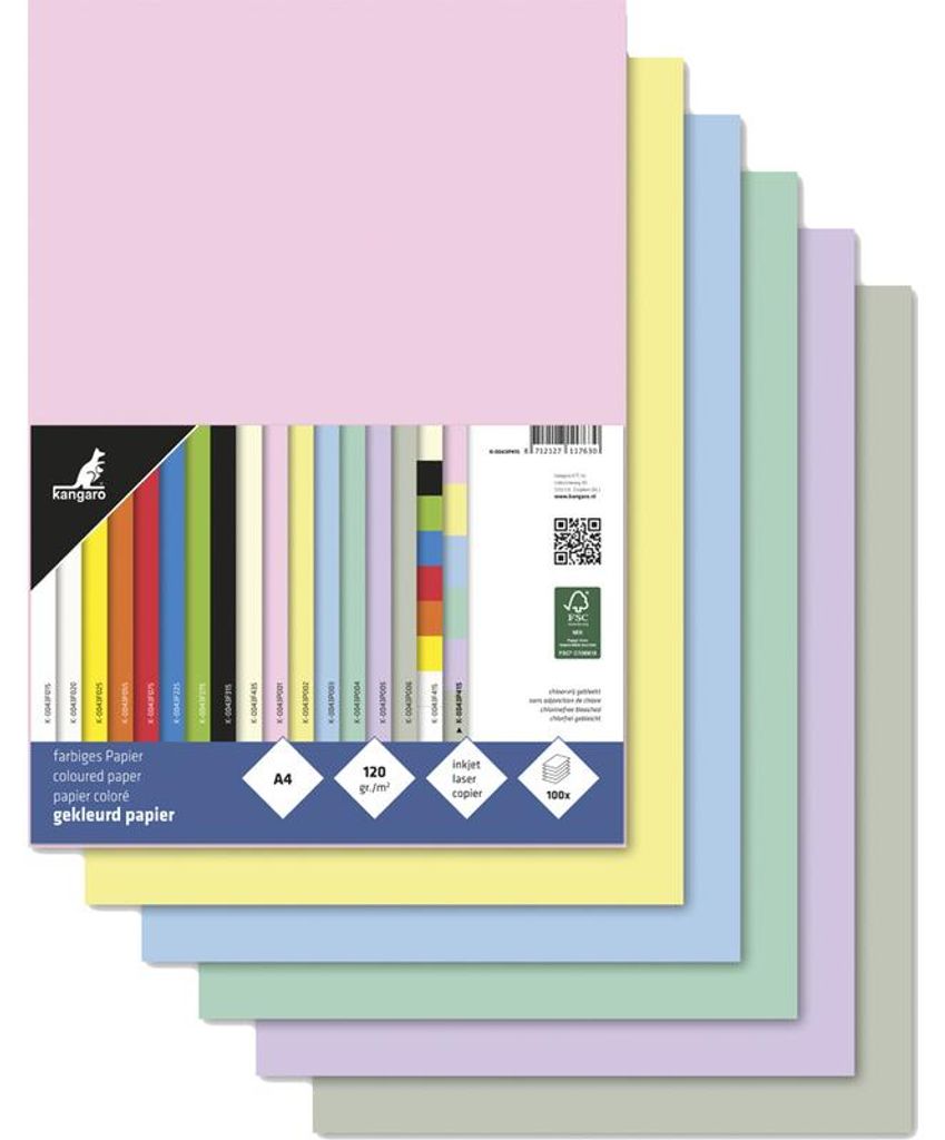 kangaro K-0043P415, papel multifuncional, formato DIN A4, Imagen del producto 