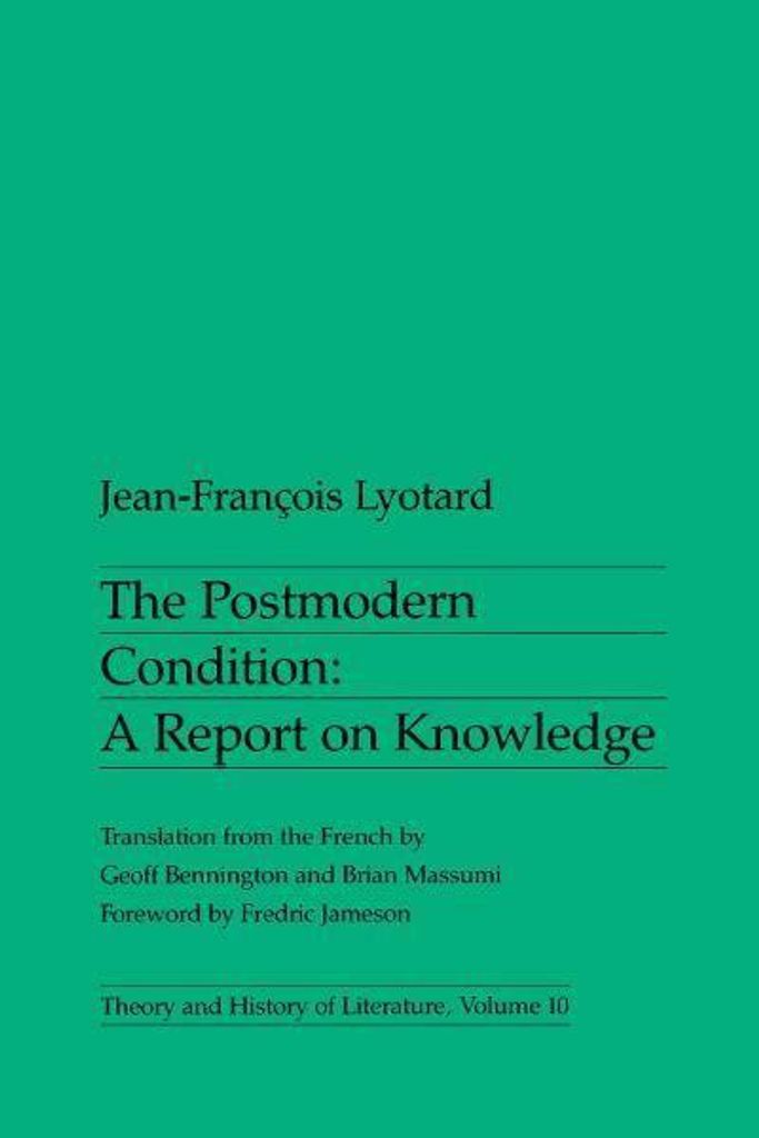 Postmodern Condition – Lingua: Inglese