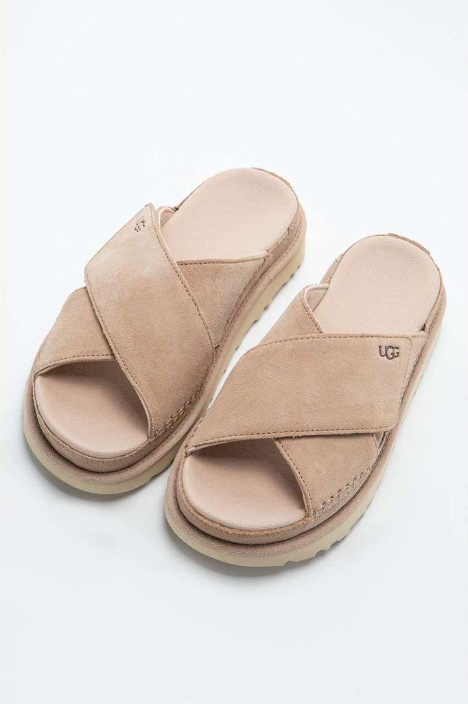 UGG Goldenstar Cross Slide 1137910-DRI, Badelatschen, Produktbild 19