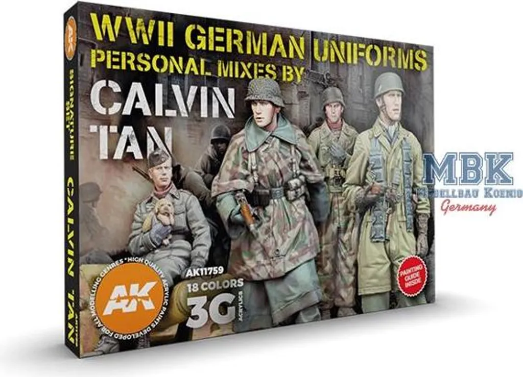Évitez les Traces de Pinceau avec le Set AK-11759 Calvin Tan 3G Peinture