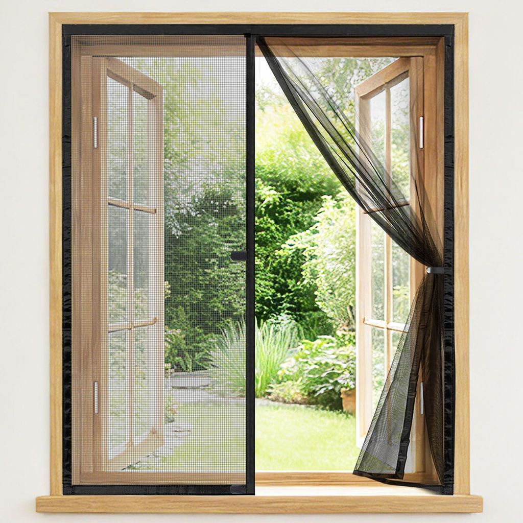 Fliegengitter Fenster 85x120 cm, Insektenschutz mit Produktbild 