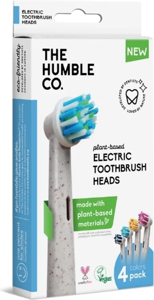 Recharge de Brosse à Dents Électrique pour Gencives Sensibles Lot de 4