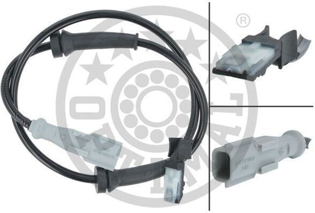 OPTIMAL ABS Sensor Raddrehzahl Hinten Links passend für MERCEDES-BENZ CITAN Kasten (415) 06-S512