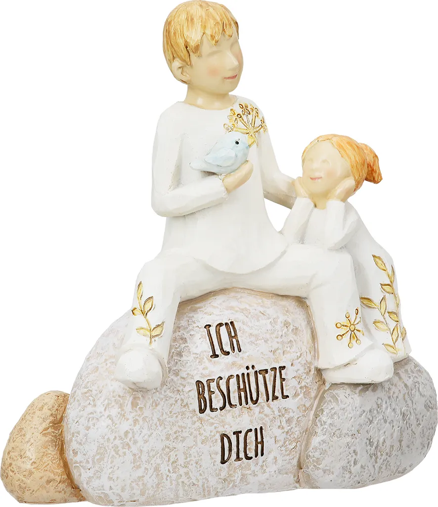 Statue Décorative Mutmacher Gilde Design Naturel 12 cm - Set de 3 pcs - 5