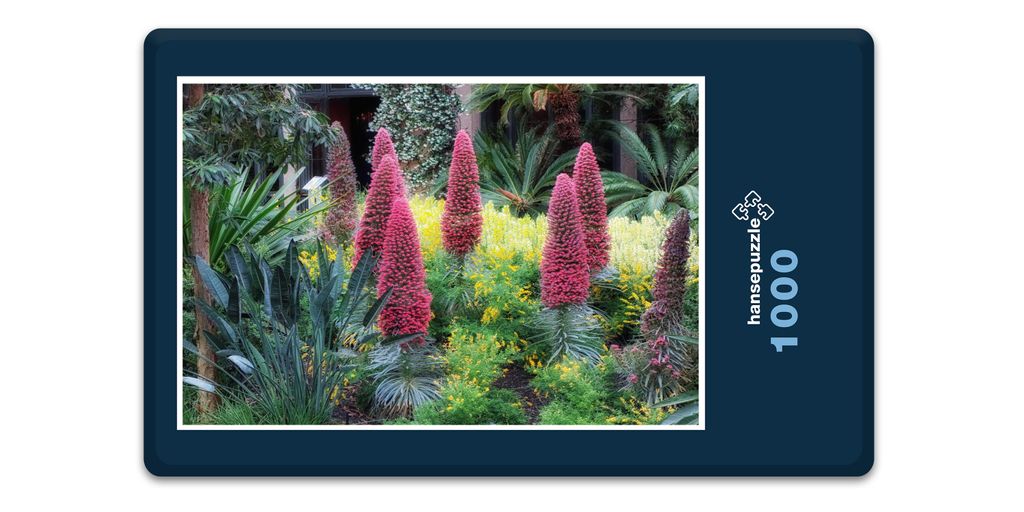 hansepuzzle 16466 - Blüten-Garten Puzzle, 1000 Teile, Natur, 60,0 x 46,0cm mit hochwertiger Aufbewahrung, Kartonbox und wiederverschließbarem Beutel