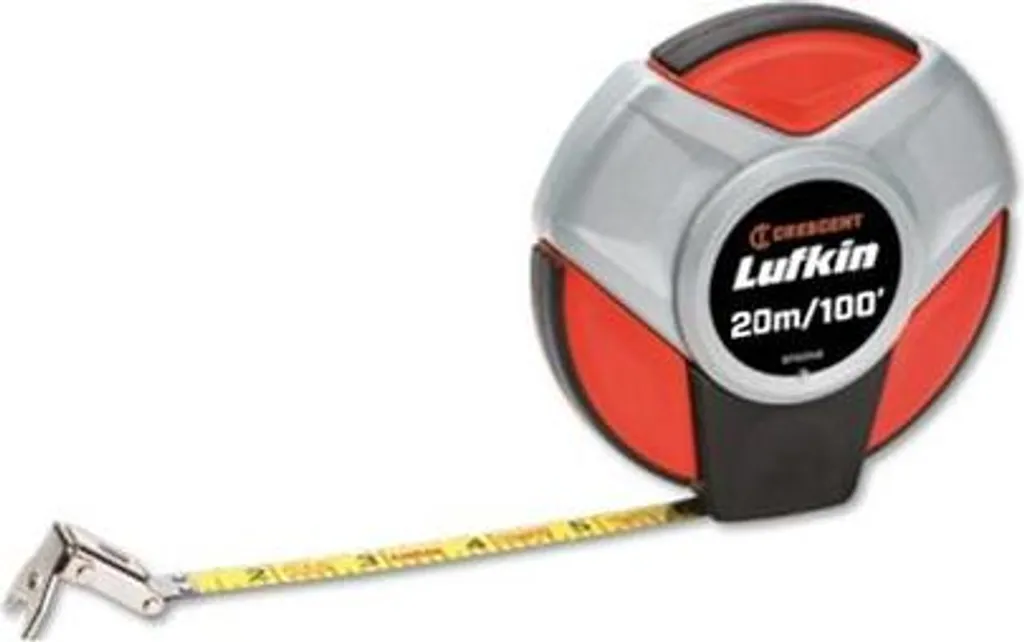 Décamètre ruban Lufkin 20m pour chantiers - Mesure longue distance 10mm